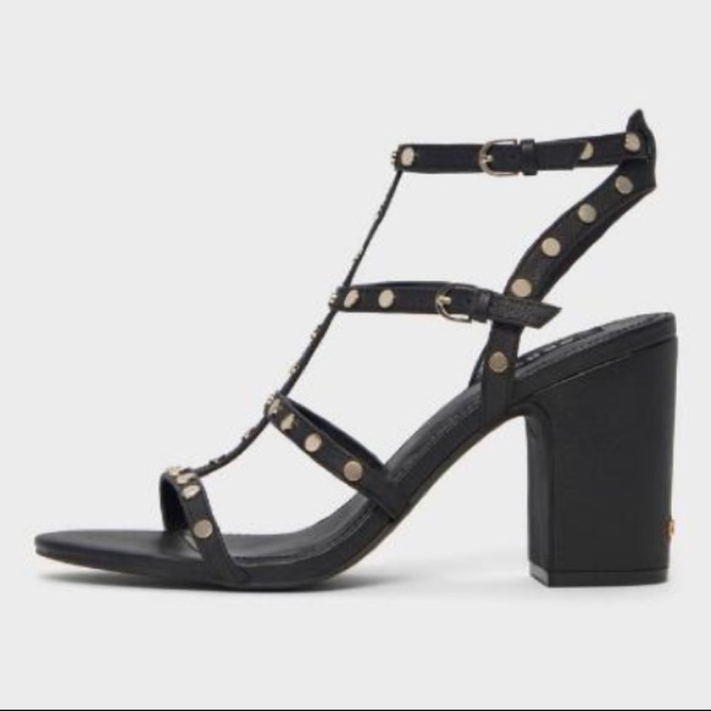 HANZ T-STRAP MULE WITH STUDS DKNY